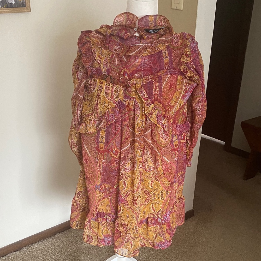 Colorful Paisley Dress